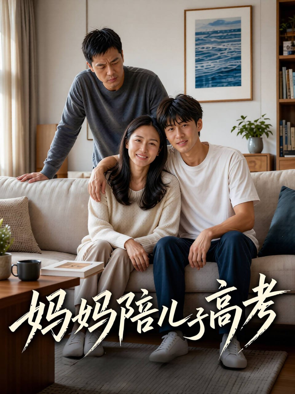 妈妈陪儿子高考海报